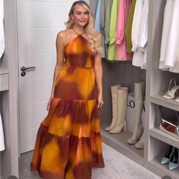 Zara Dresses & Skirts - ZARA BLOGGER FAVORITE TIE DYE PRINTED DRESS